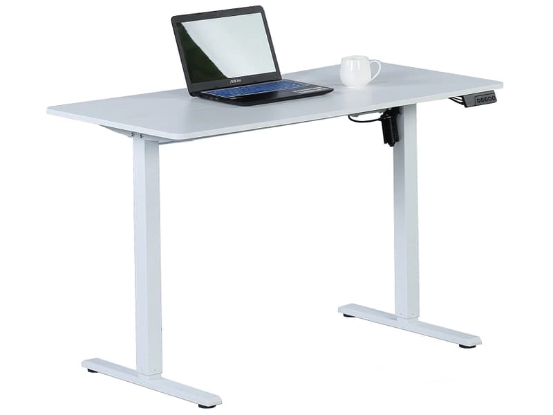 Elektrischer Schreibtisch ATLAS 60x120x74cm weiss