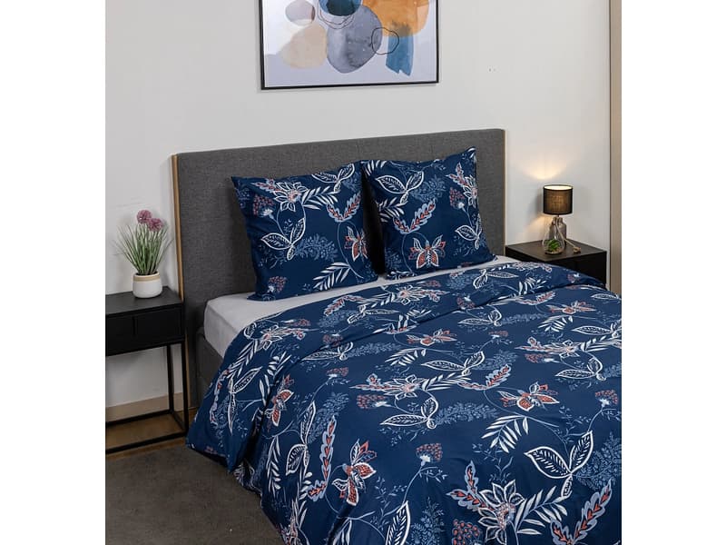 Bettwäsche KAJAL 240x240cm + 2*65x65cm perkalbaumwolle