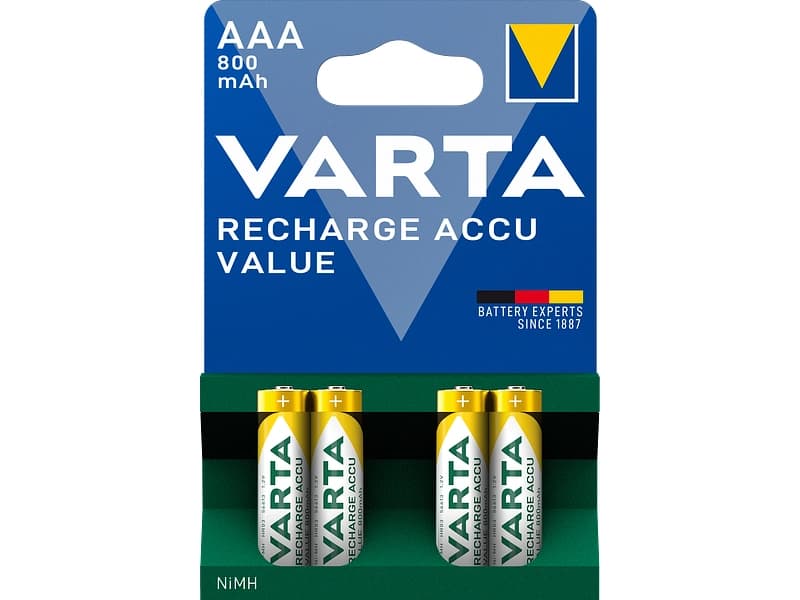 VARTA Wiederaufladbare Batterien AAA