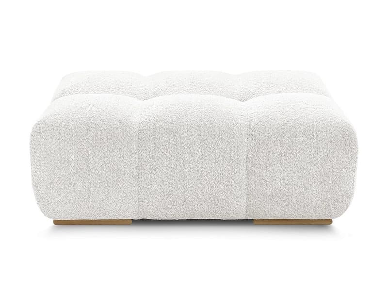 Hocker BOBOCHIC ANAKIN 93x115x45cm boucle-stoff weiss