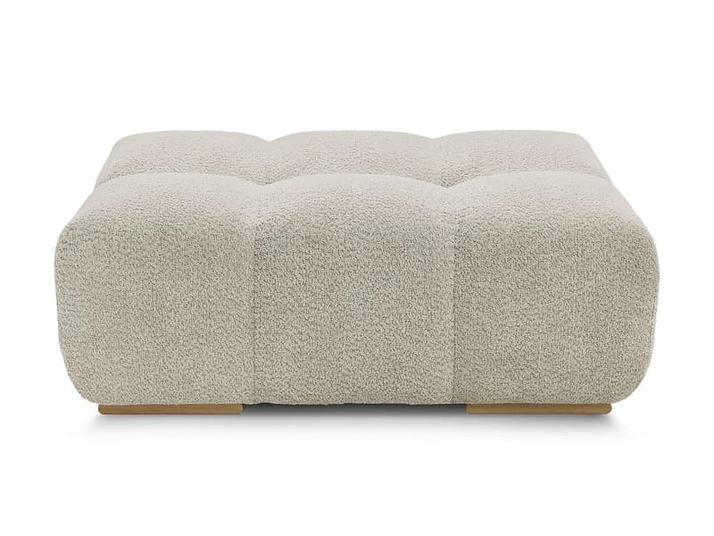 Hocker BOBOCHIC ANAKIN 93x115x45cm boucle-stoff beige