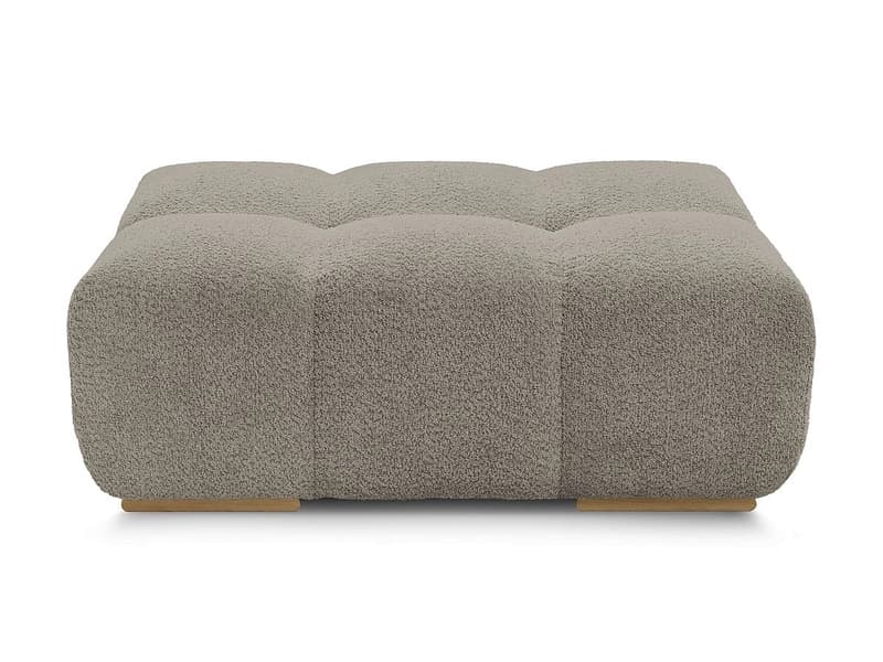 Hocker BOBOCHIC ANAKIN 93x115x45cm boucle-stoff taupe