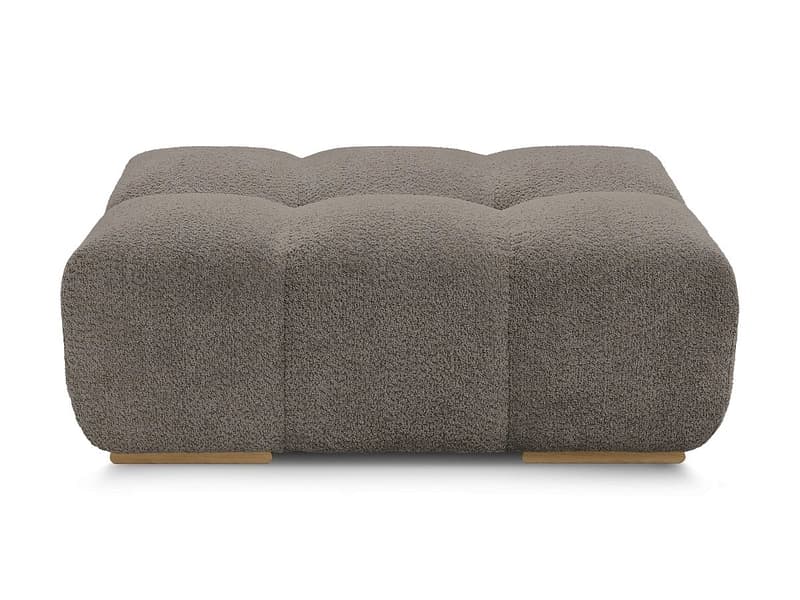 Hocker BOBOCHIC ANAKIN 93x115x45cm boucle-stoff rotbraun