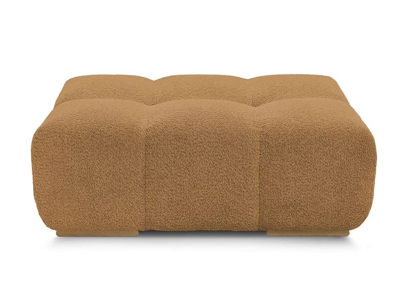 Hocker BOBOCHIC ANAKIN 93x115x45cm boucle-stoff gelb