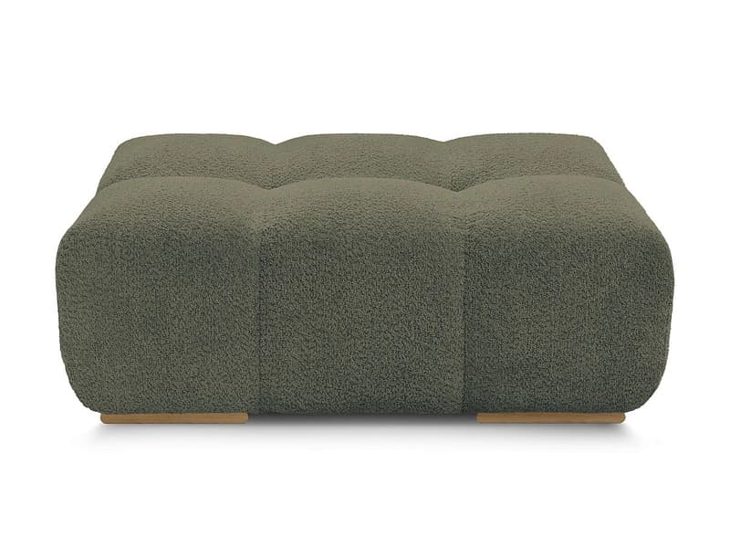 Hocker BOBOCHIC ANAKIN 93x115x45cm boucle-stoff grün