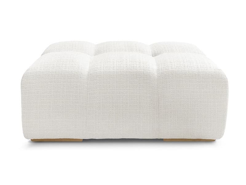 Hocker BOBOCHIC ANAKIN 93x115x45cm stoff mit textur weiss