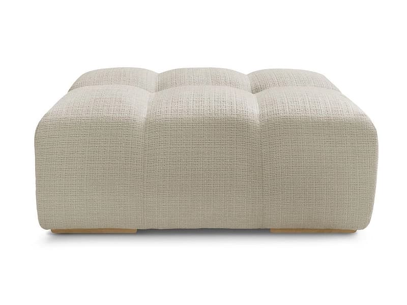 Hocker BOBOCHIC ANAKIN 93x115x45cm stoff mit textur beige