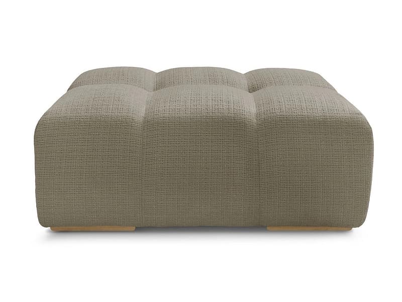 Hocker BOBOCHIC ANAKIN 93x115x45cm stoff mit textur taupe