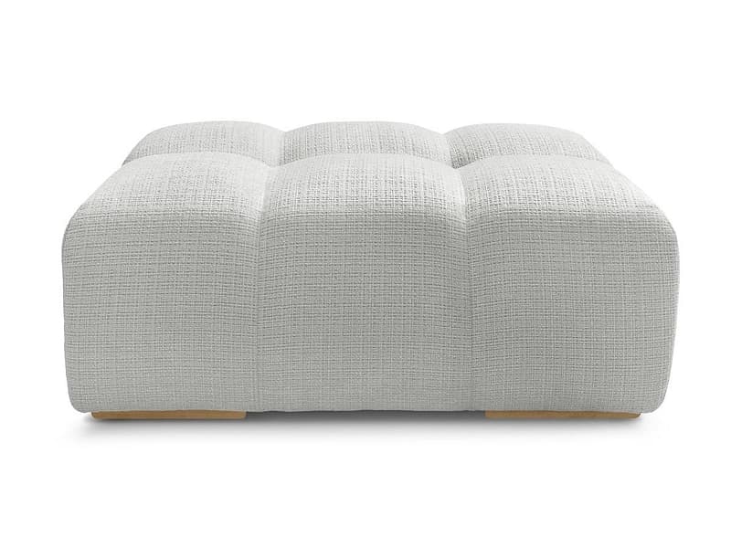 Hocker BOBOCHIC ANAKIN 93x115x45cm stoff mit textur hellgrau