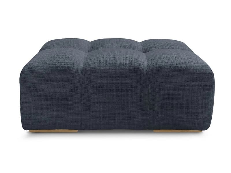 Hocker BOBOCHIC ANAKIN 93x115x45cm stoff mit textur dunkelblau