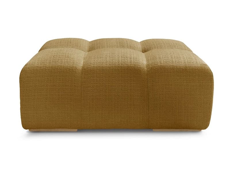 Hocker BOBOCHIC ANAKIN 93x115x45cm stoff mit textur gelb