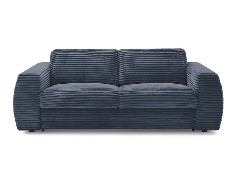 3er Sofa BOBOCHIC HUGO Boucle-Stoff gelb