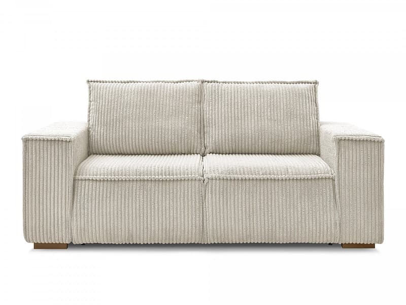 3er Sofa BOBOCHIC CHELSEA Cord-Stoff beige