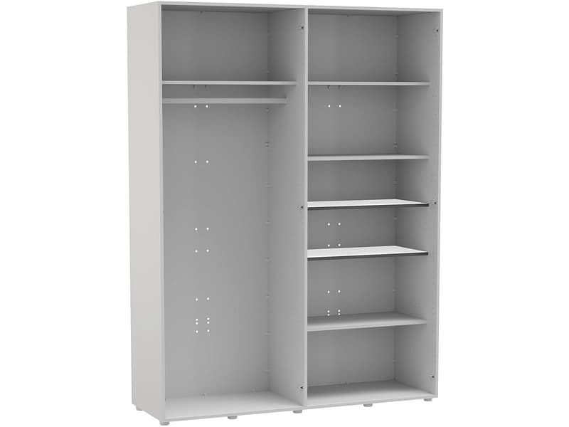 HILLUR Set 2 Regale HELSINKI 75x38.5x1.5cm spanplatte melamin
