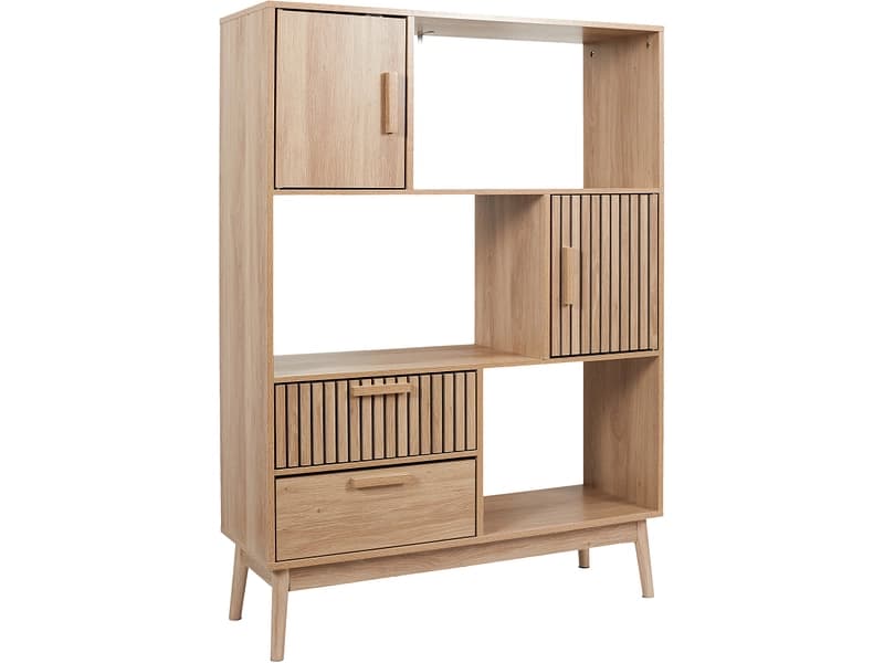 Bibliothek HOME DECO FACTORY CALYPSO 100x35x140cm spanplatte