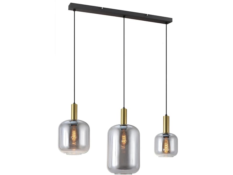 Hängelampe ADEM 82.5x120cm 3x25W grau