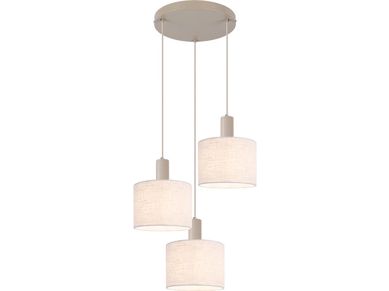 Hängelampe YLIANN 44x120cm 3x25W beige