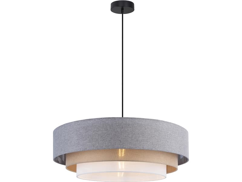 Hängelampe THALIA 60x120cm 25W schwarz