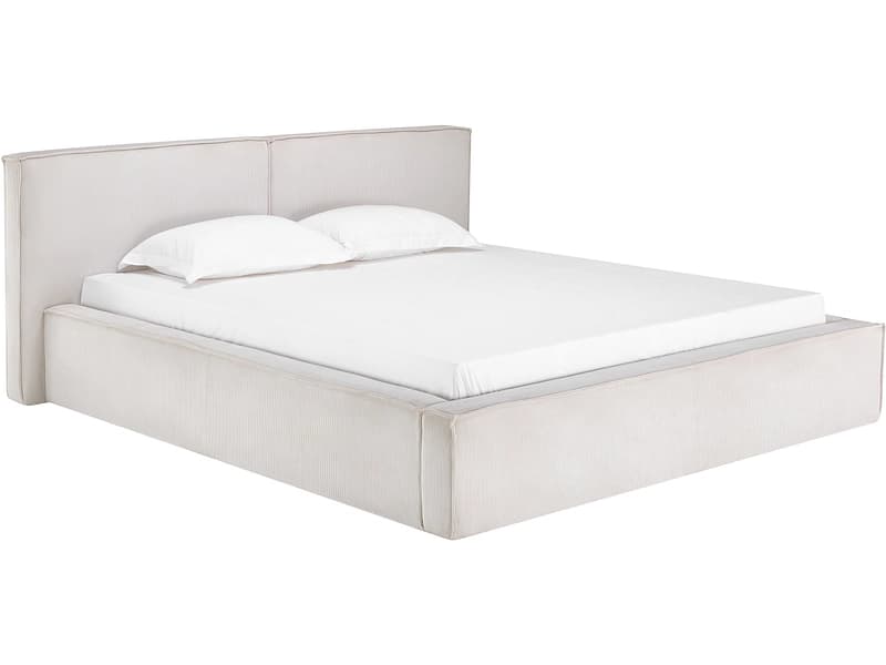 Kastenbett SQUADRA 180x200cm stoff beige