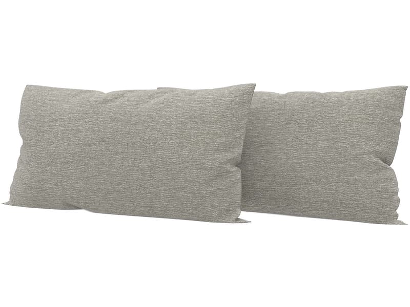 Set 2 Kissen PALACE 70x15cm hellgrau