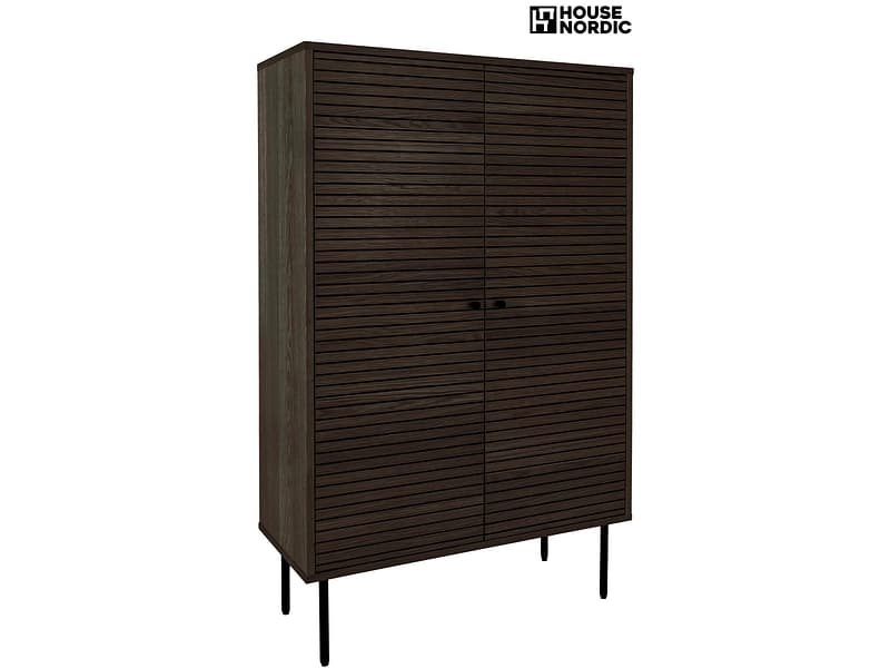 Kommode HOUSE NORDIC KYOTO 2 Türen 40x80x130cm dunkelbraun eiche