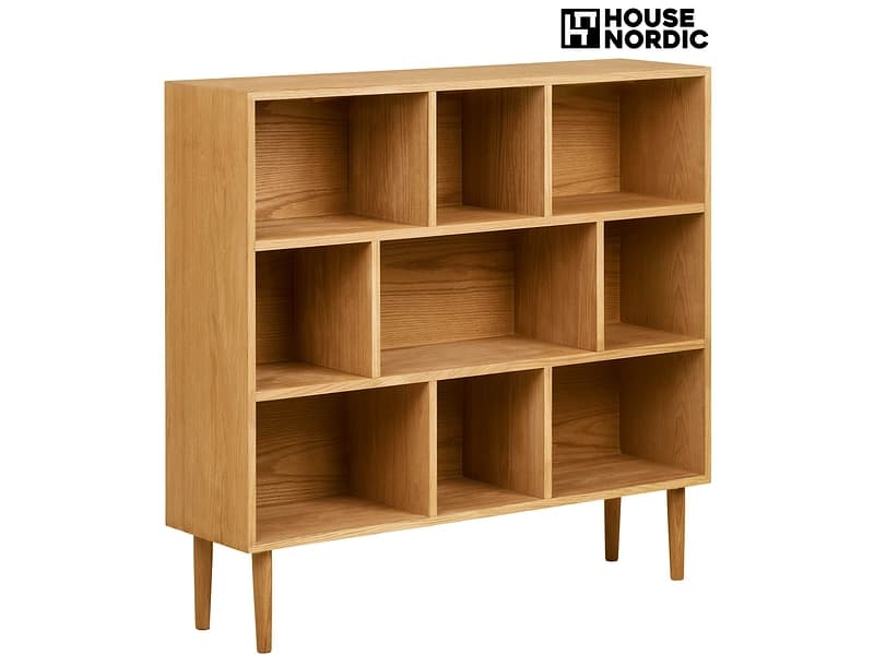 Bibliothek HOUSE NORDIC OSHAWA 112x30x104.5cm massives holz