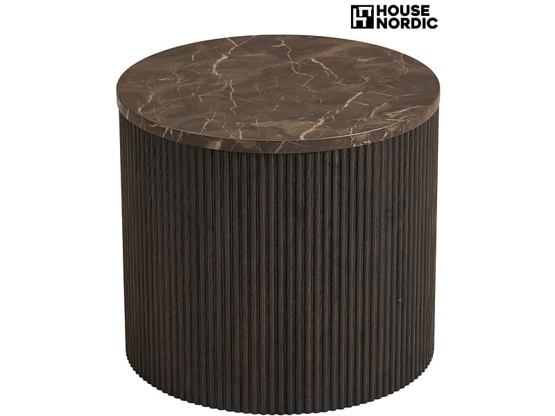 HOUSE NORDIC Couchtish ROTA 45x45x40cm dunkelbraun