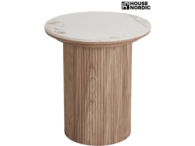 HOUSE NORDIC Couchtish ATHENS 45x45x50cm weiss
