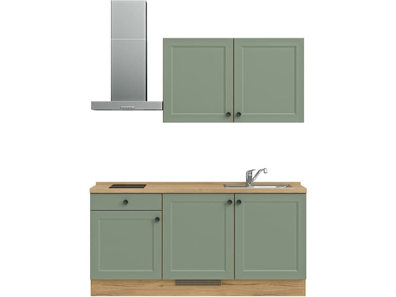 Komplette Küche MODUSET CASCADA CLASSIC Schilf 60x180cm