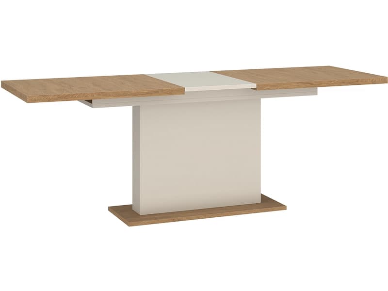 Tisch ausziehbar NAXXAR 160-200x90x76cm cremeweiss