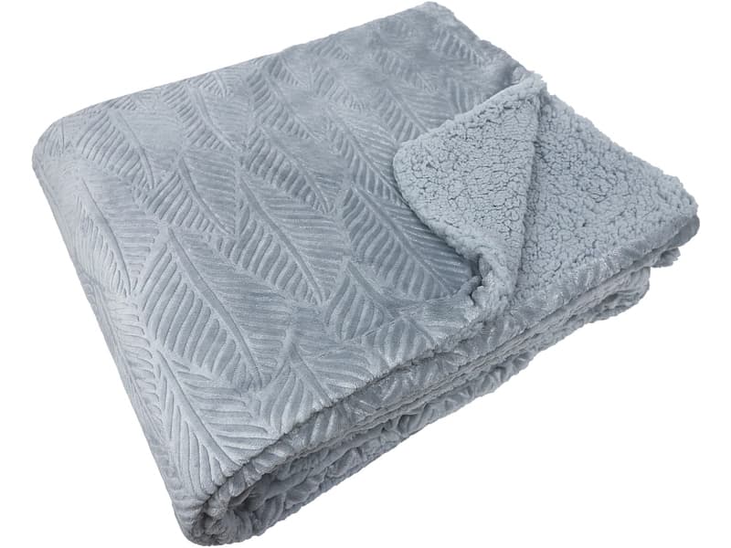 Decke NEYO 180x230cm grau unifarben