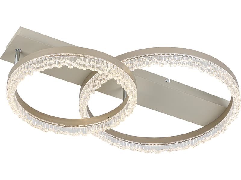 Deckenlampe LED MONICA 62cm 30W sand
