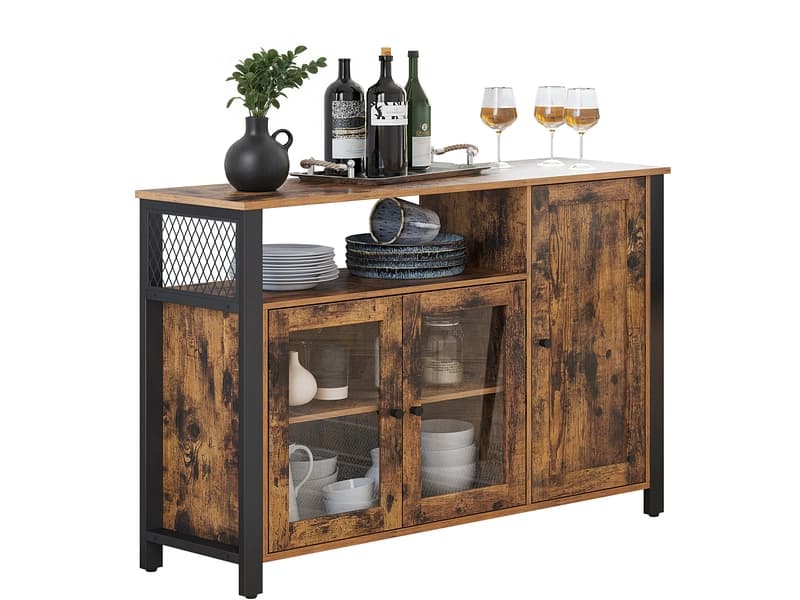 SONGMICS Sideboard RUSTIK 33x110x75cm