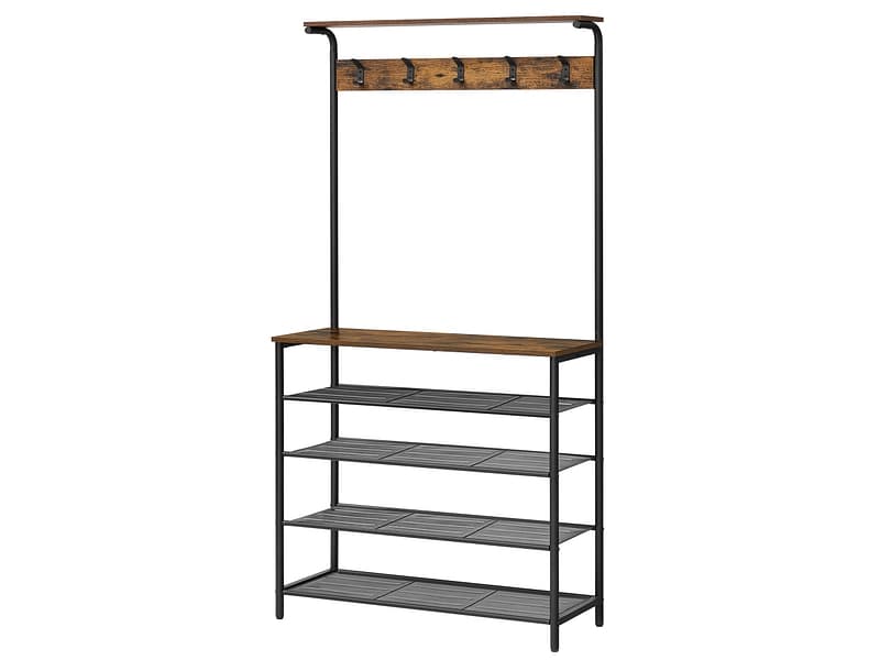 Garderobe SONGMICS HOLD 80x31.5x183.5cm vintage braun