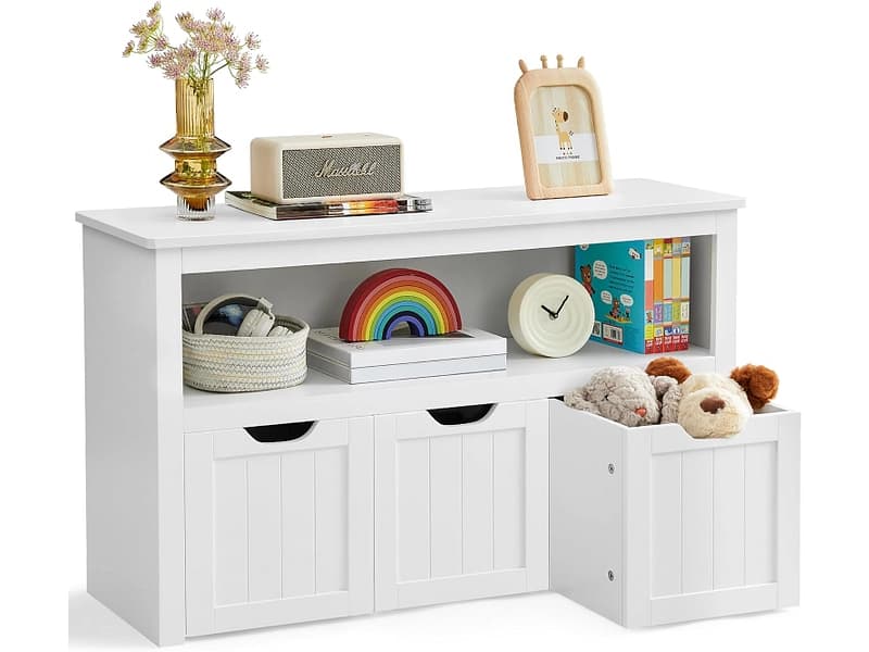 Aufbewahrungsschrank SONGMICS BENCH weiss