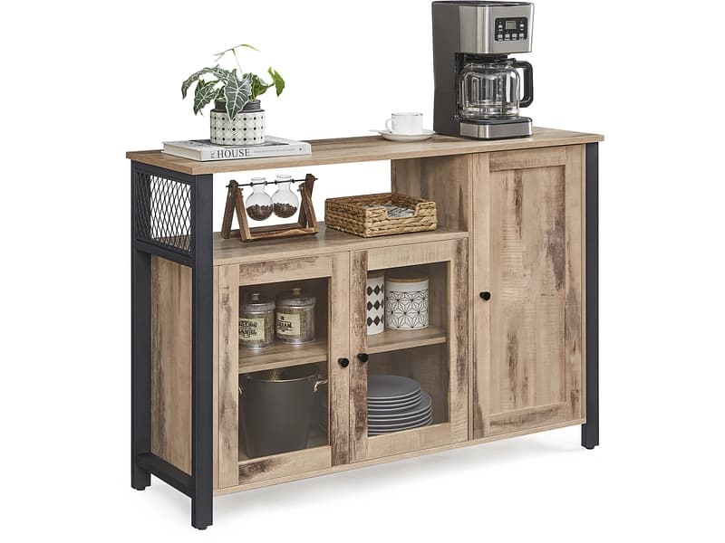 SONGMICS Sideboard RUSTIK 33x110x75cm