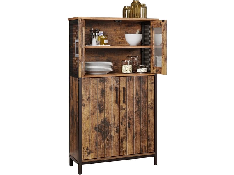 Bibliothek SONGMICS RUSTIK 60x30x108cm spanplatte