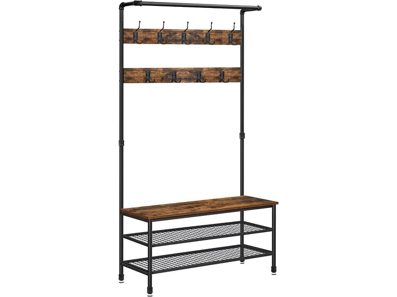 Garderobe SONGMICS HOLD 100x41.5x182cm vintage braun
