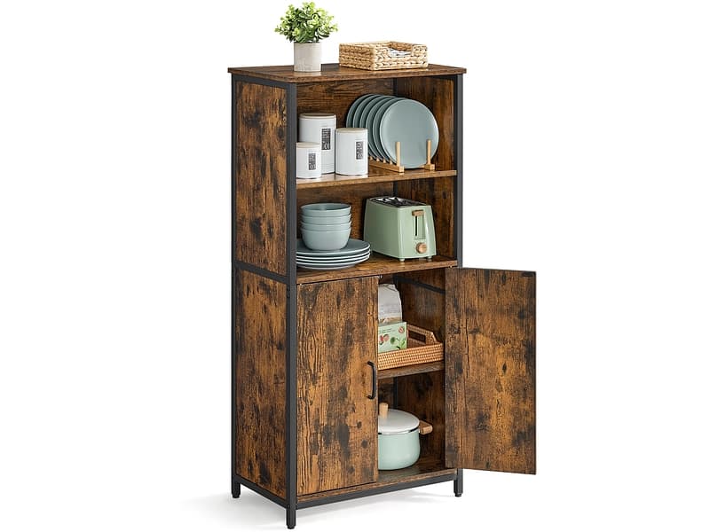 Bibliothek SONGMICS RUSTIK 60x35x124.5cm spanplatte