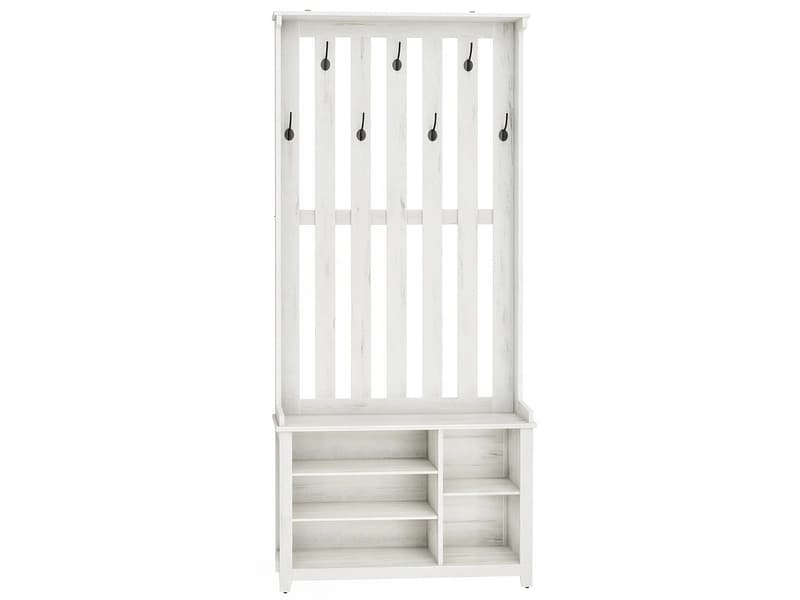 Garderobe SONGMICS HOLD 81x35x180cm weiss