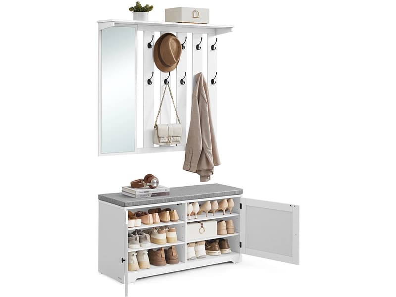 Garderobe SONGMICS HOLD 102x20x80cm weiss