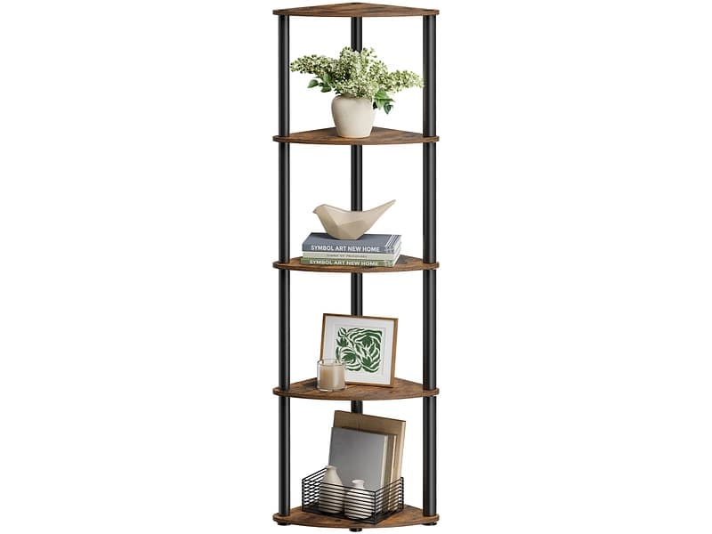 Eckregal SONGMICS RUSTIK 38.3x28.8x139cm spanplatte