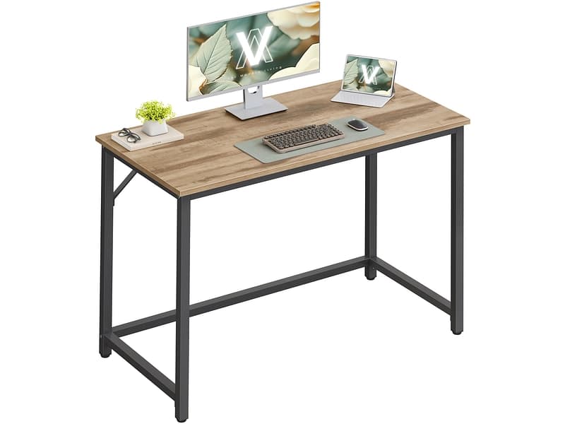 Schreibtisch SONGMICS RUSTIK 50x100x76cm kamel