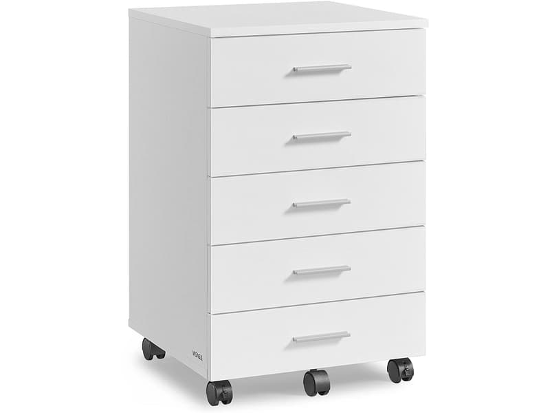 Schubladenelement SONGMICS VADIM 5 Schubladen weiss
