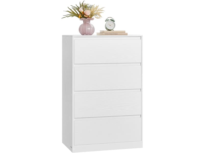 Kommode SONGMICS SADY 4 Schubladen 40x60x97.4cm weiss weiss