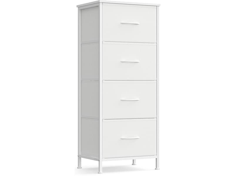 Kommode SONGMICS SADY 4 Schubladen 30x39.6x95.2cm weiss weiss