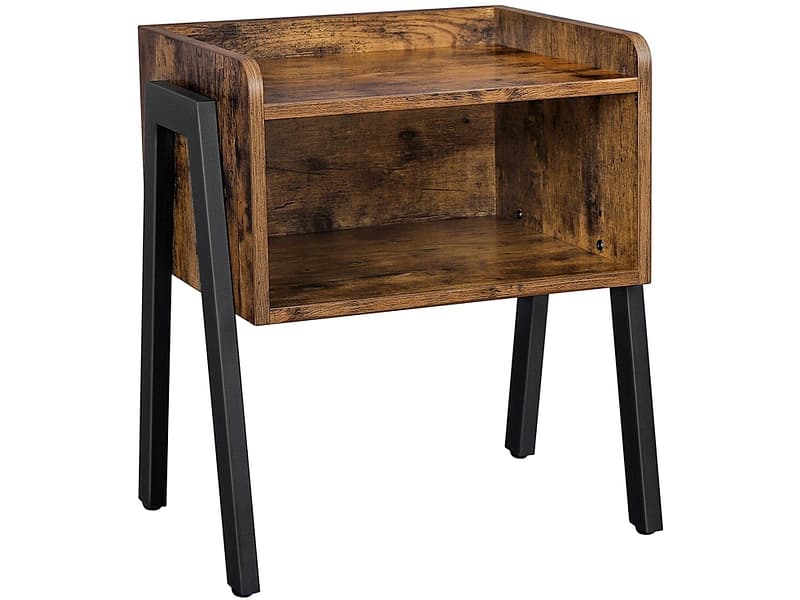 Nachttisch SONGMICS RUSTIK 46x35x52cm vintage braun melamin