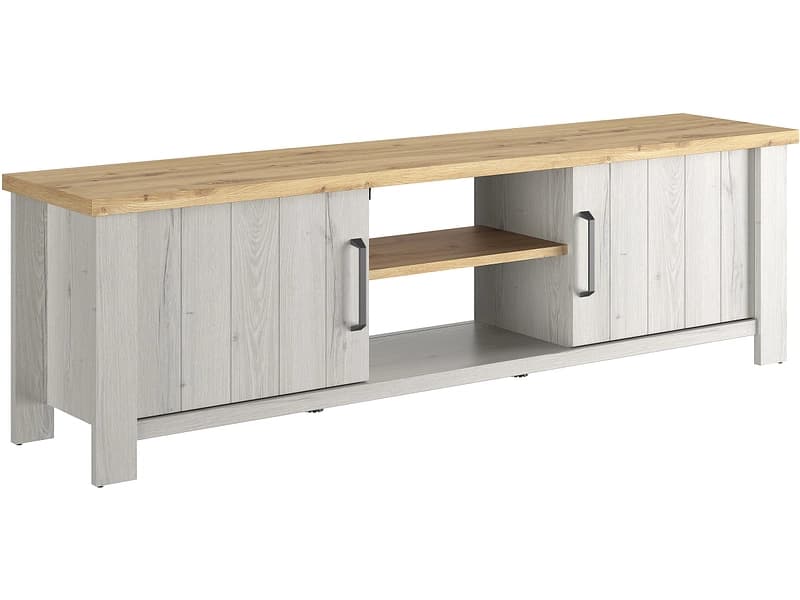 GAMI TV-Möbel SEQUOIA 200cm eiche gebleicht