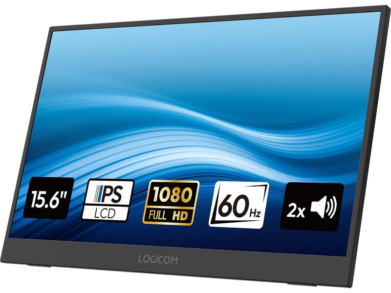 LOGICOM Tragbarer Monitor LOG-NOMAD-DISPLAY 15.6'''/39.6cm