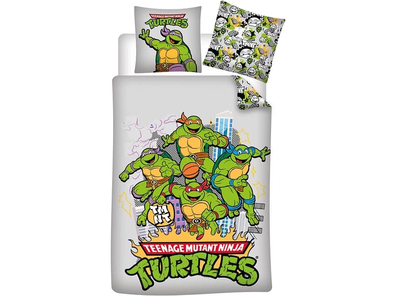 NINJA Bettwäsche TURTLE NINJA 160x210cm + 1*65x100cm baumwolle